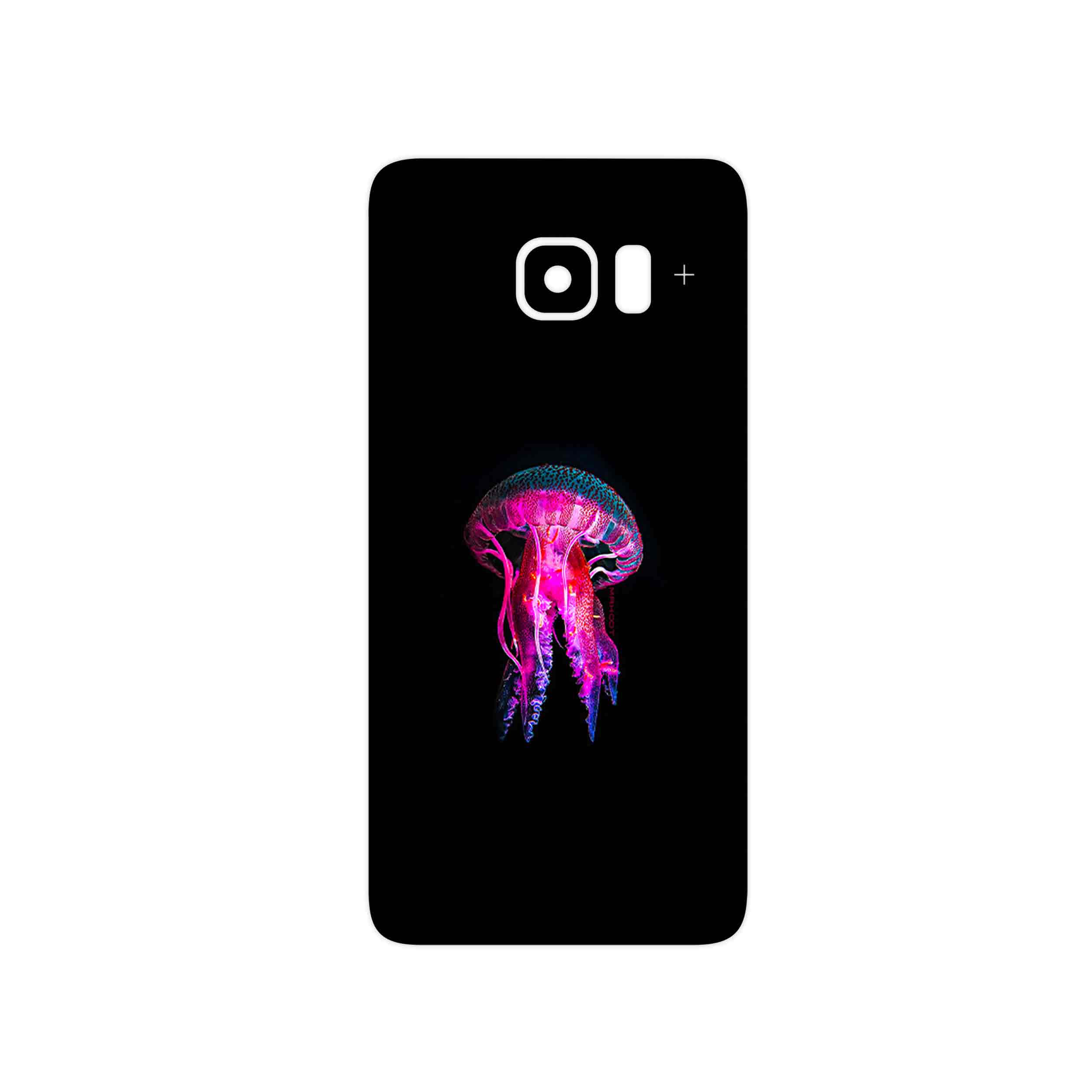 برچسب پوششی ماهوت مدل jellyfish مناسب برای گوشی موبایل سامسونگ Galaxy S6 Edge Plus