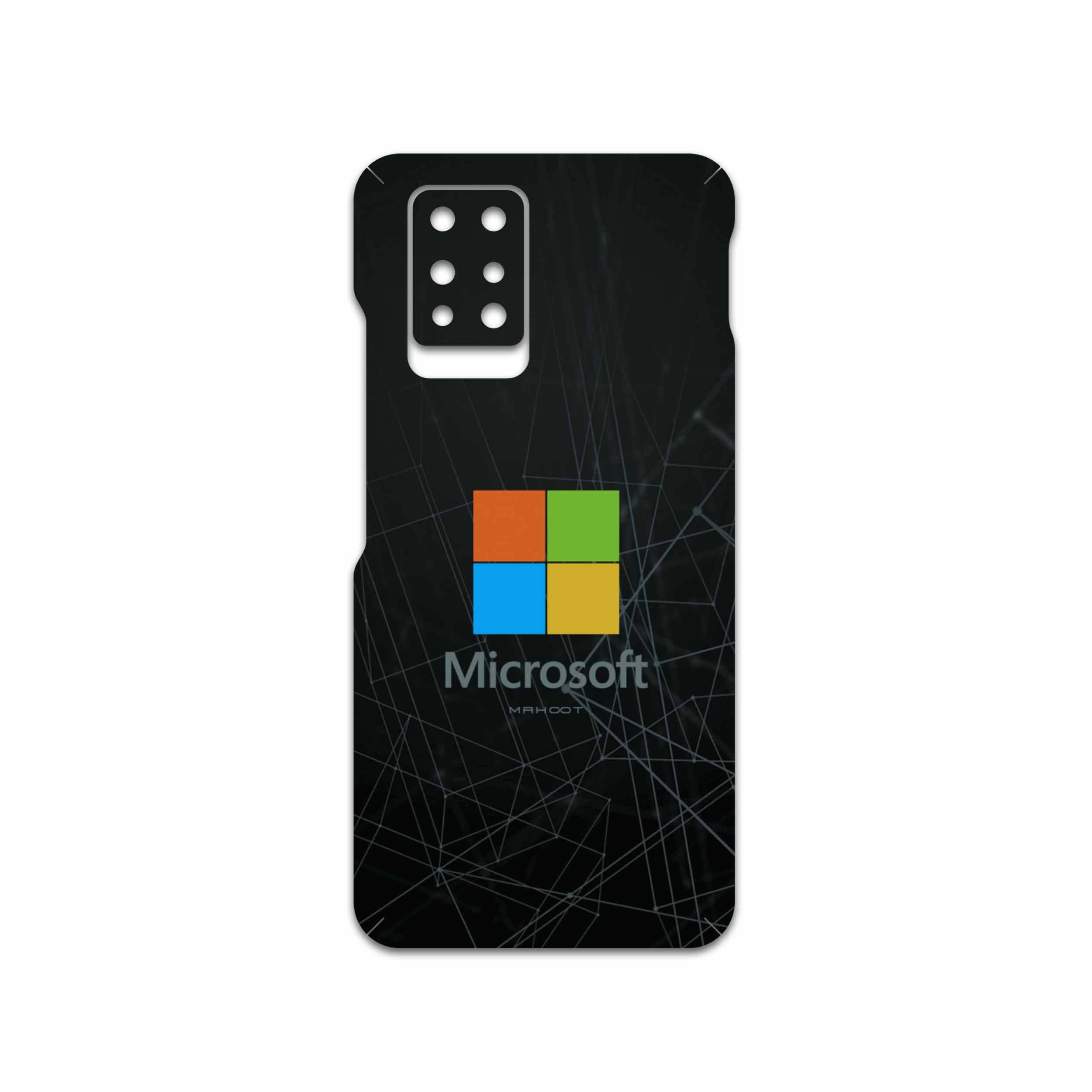 برچسب پوششی ماهوت مدل Microsoft-Logo مناسب برای گوشی موبایل اینفینیکس Note 10 Pro