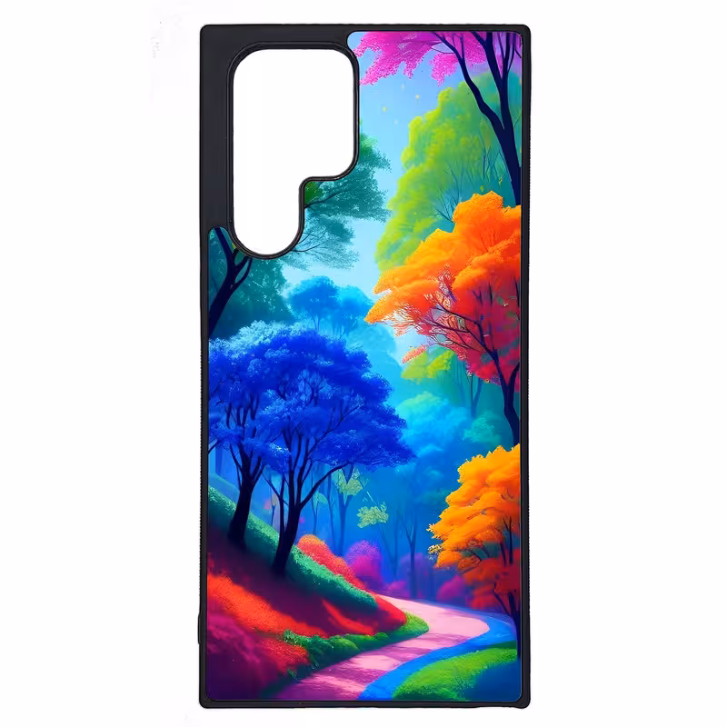 کاور طرح منظره کد G-164 مناسب برای گوشی موبایل سامسونگ Galaxy S22 Ultra | دیجی قاب دونی
