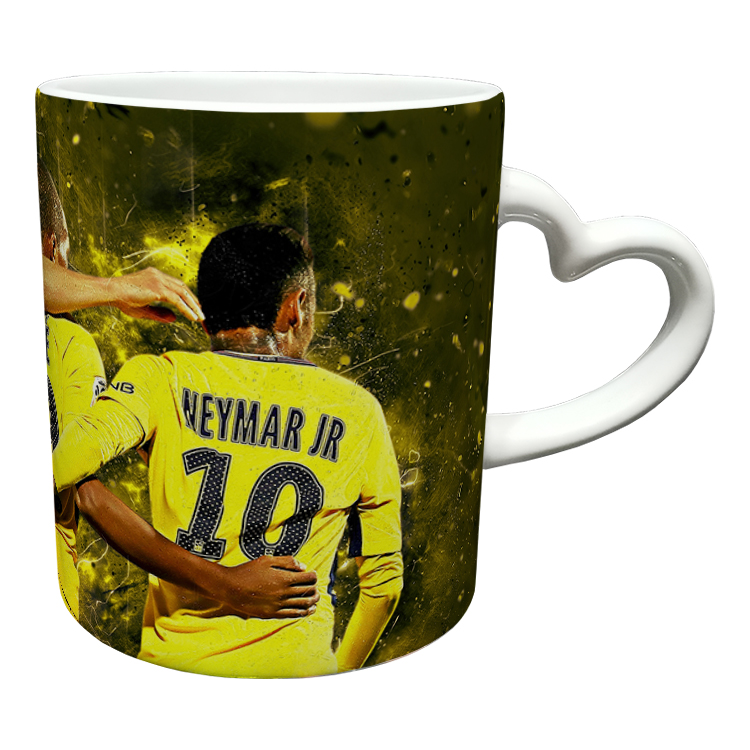 ماگ مدل دسته قلبی طرح نیمار کد 26