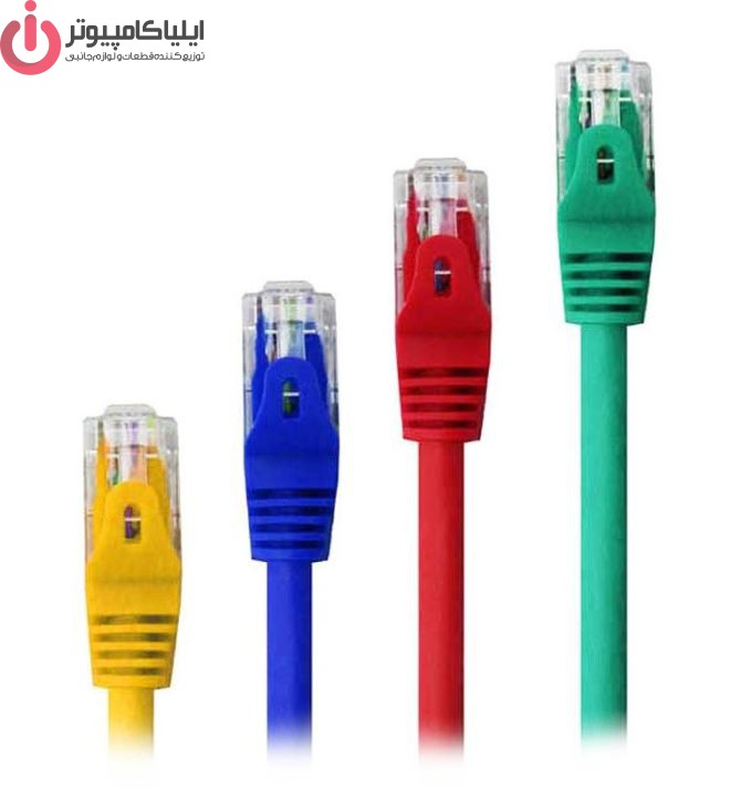 کابل شبکه SFTP Cat6 برند کی نت پلاس مدل K-NCP6S010 به طول 1 متر