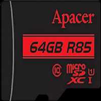 مموری کارت 64 گیگابایت Apacer کلاس 10 استاندارد UHS-I U1