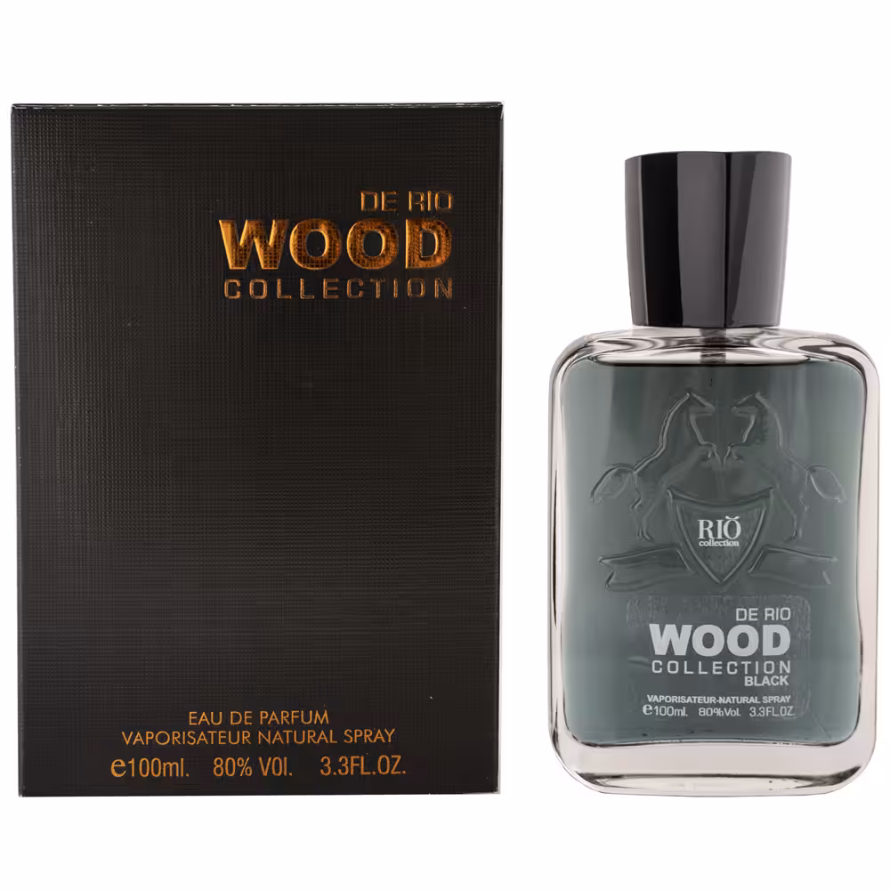 ادو پرفیوم مردانه ریو کالکشن مدل Wood black eco حجم 100 میلی لیتر