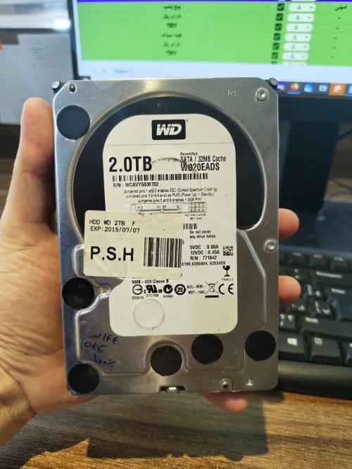 هارد 2 ترابایت WD BLACK (تولید سال 2015 – ریفر)