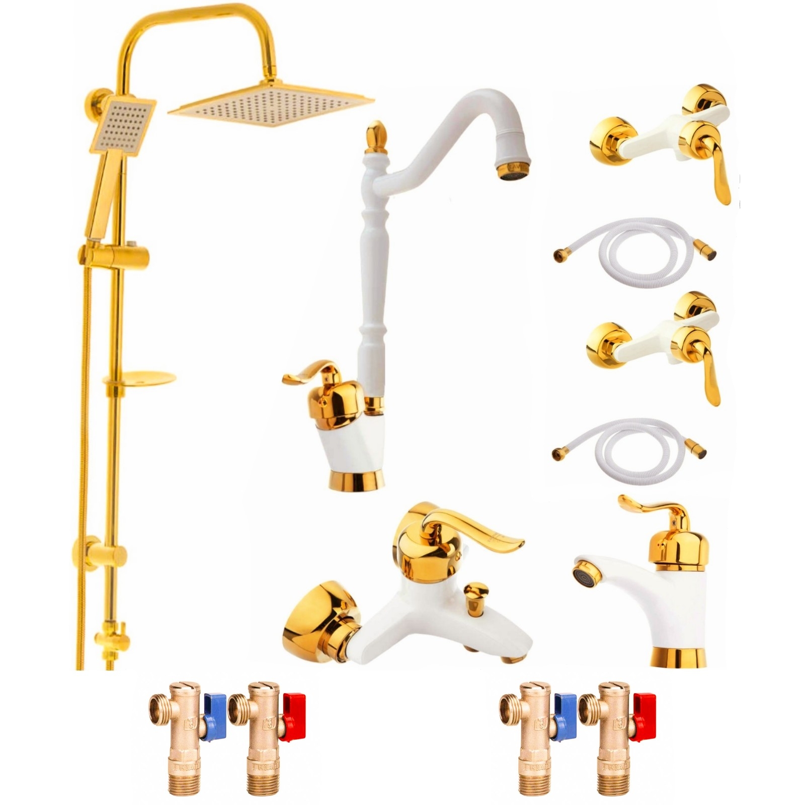 ست شیرآلات شیرالات رز مدل بیزانس لایت مجموعه 12 عددی