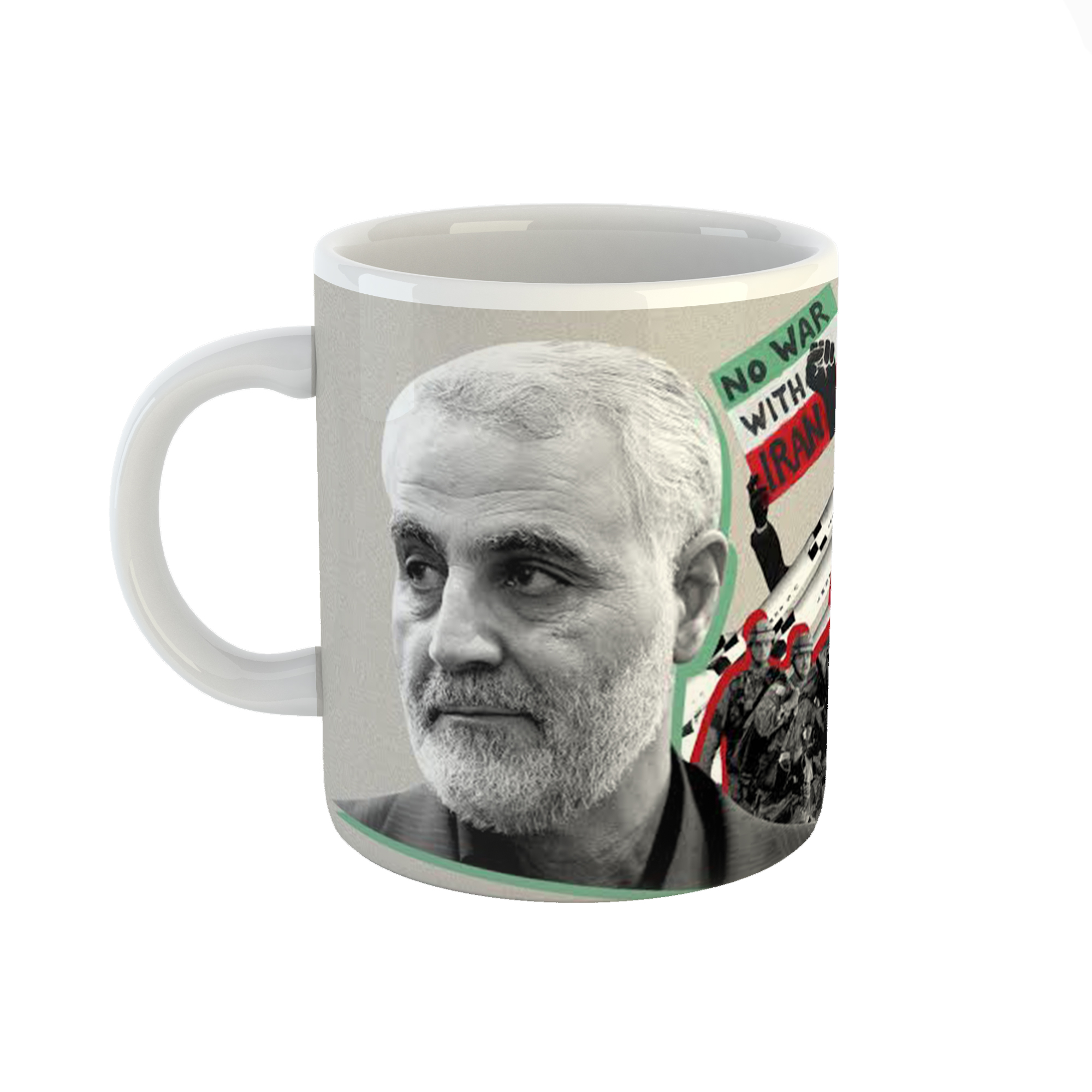 ماگ مدل شهید حاج قاسم سلیمانی کد 1391