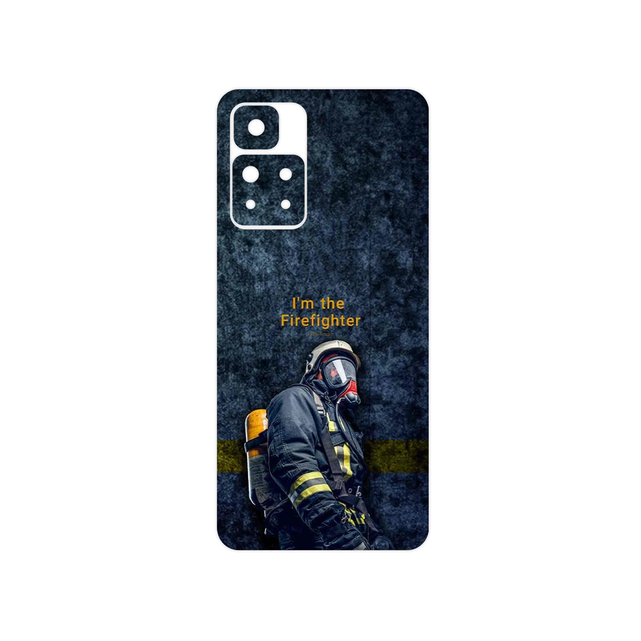 برچسب پوششی ماهوت مدل Firefighter مناسب برای گوشی موبایل شیائومی Redmi Note 11 Pro Plus 5G