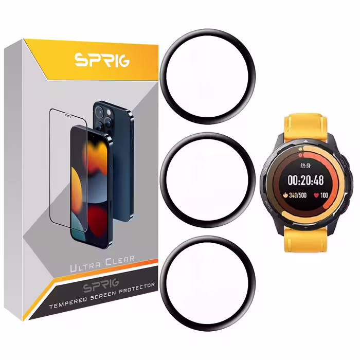 محافظ صفحه نمایش نانو اسپریگ مدل SPG مناسب برای ساعت هوشمند شیائومی Watch Color 2 بسته سه عددی