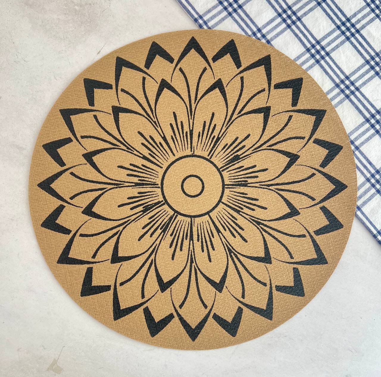 زیر بشقابی طرح دار گرد 127