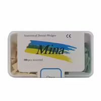 وج چوبی 300 عددی مینا Mina Wooden Wedges - فروشگاه اینترنتی مواد و تجهیزات دندانپزشکی