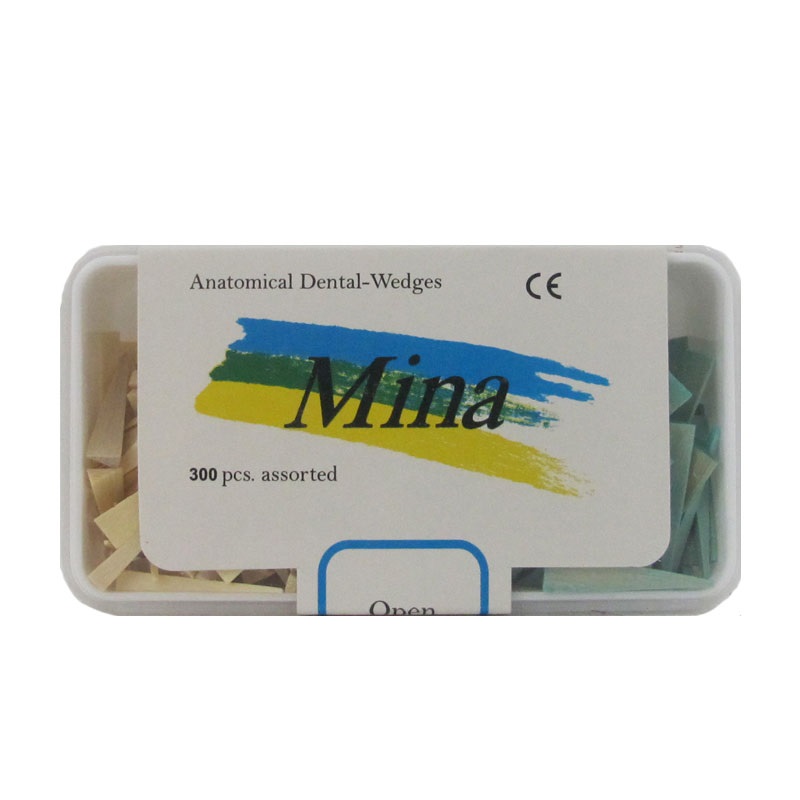 وج چوبی 300 عددی مینا Mina Wooden Wedges - فروشگاه اینترنتی مواد و تجهیزات دندانپزشکی