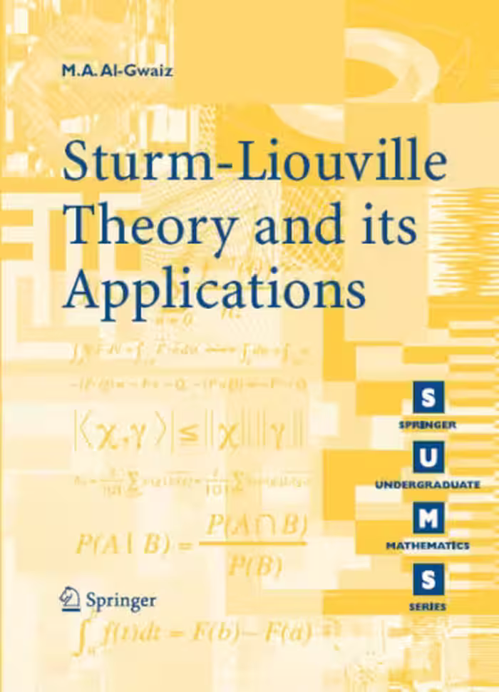 خرید و دانلود نسخه کامل کتاب Sturm-Liouville Theory and its Applications