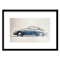 قیمت و خرید تابلو دکوراتیو مدل نقاشی خودرو کلاسیک کد 1887