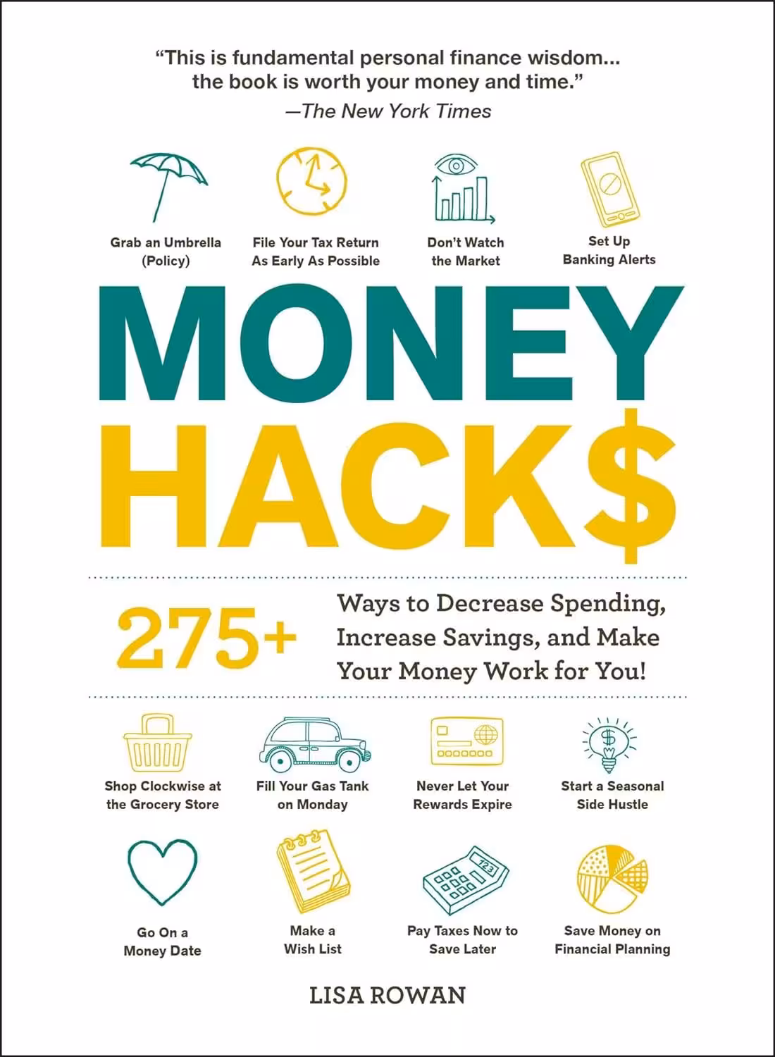 کتاب !Money Hacks: 275  Ways to Decrease Spending, Increase Savings, and Make Your Money Work for You (متن کامل)