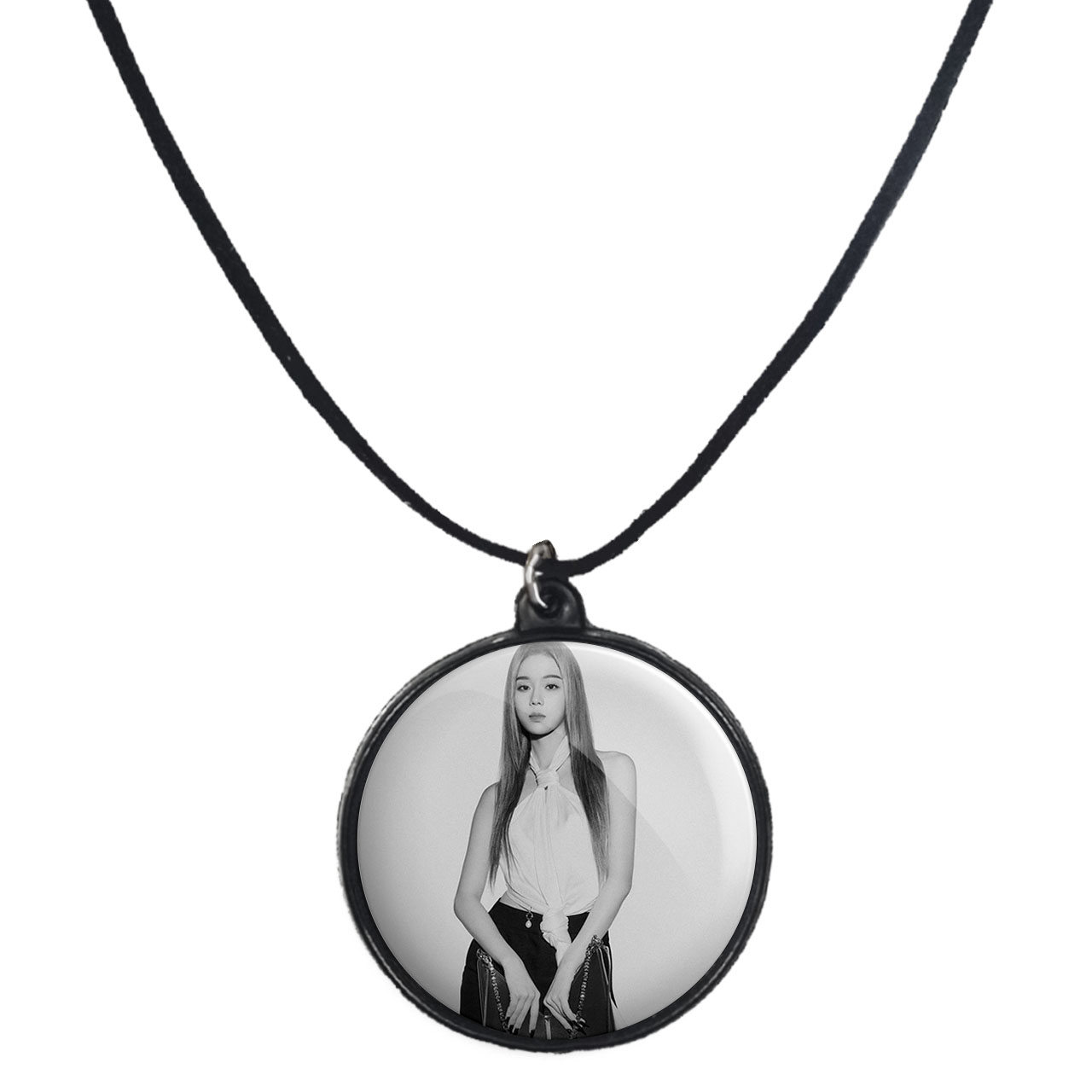 گردنبند پرمانه طرح aespa کد pmb.18734 مدل دو طرفه