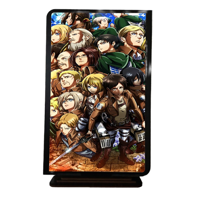 تابلو شاسی رومیزی طرح انیمه Attack on Titan