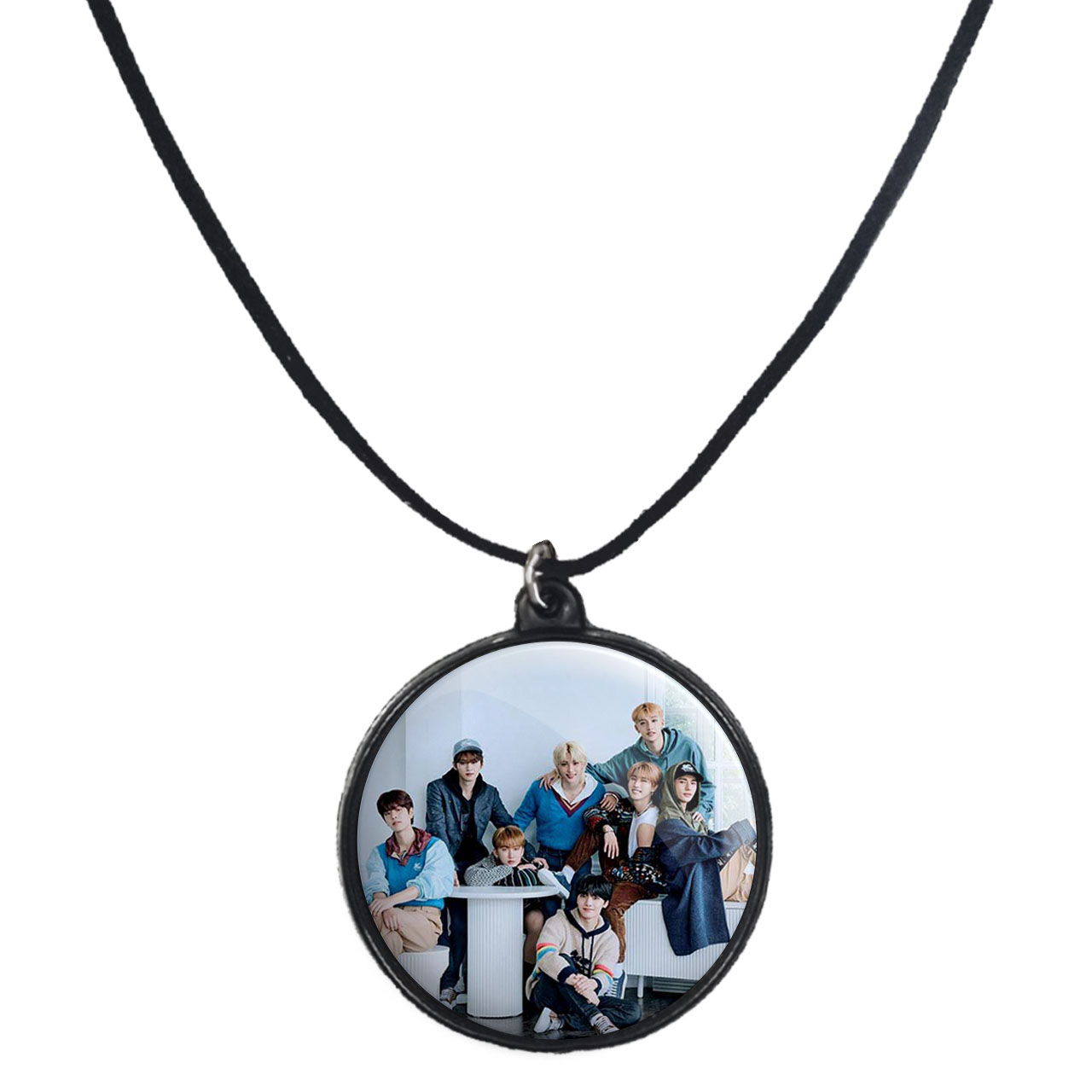 گردنبند پرمانه طرح straykids کد pmb.12172مدل دو طرفه