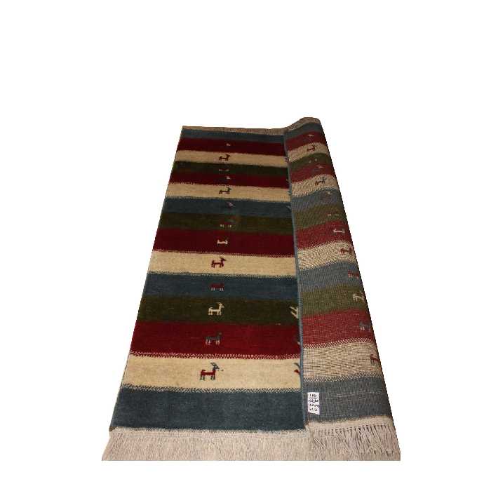 گبه دستبافت یک و نیم متری کد 187