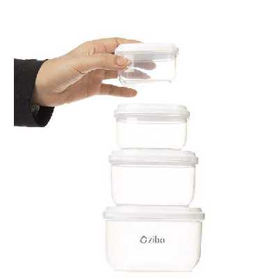 ظرف نگهدارنده زیبا مدل خرگوش مجموعه ۴ عددی