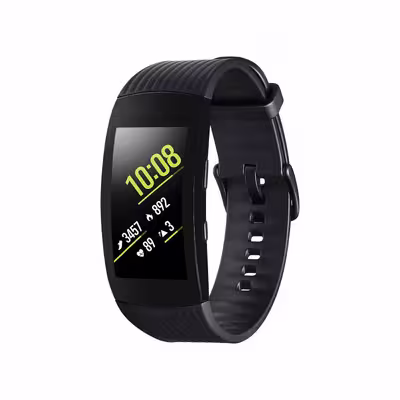 برچسب ماهوت طرح Matte-Black مناسب برای ساعت هوشمند سامسونگ Galaxy Gear Fit 2 Pro