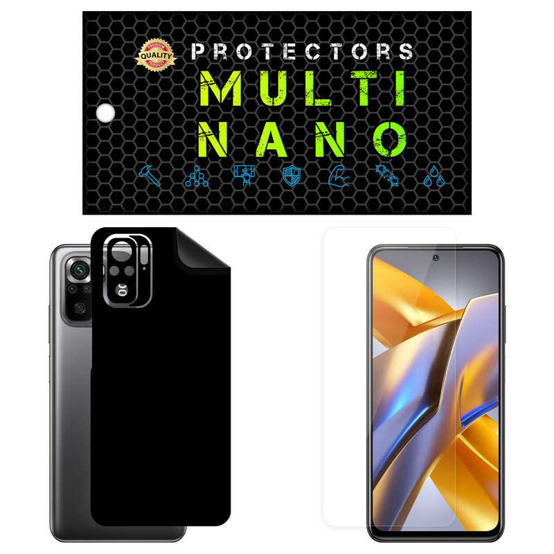 محافظ صفحه نمایش مولتی نانو مدل X-SFM مناسب برای گوشی موبایل شیائومی Poco M5S به همراه برچسب پوششی | کالا برتری