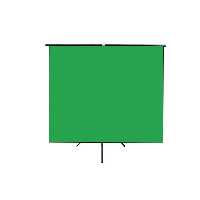 پایه نگهدارنده فون T (میله 80 سانتی) به همراه فون شطرنجی سبز