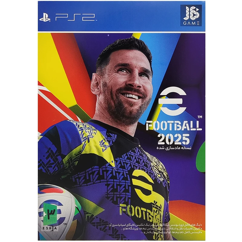 بازی eFootball 2025 PS2 نشر جی بی تیم