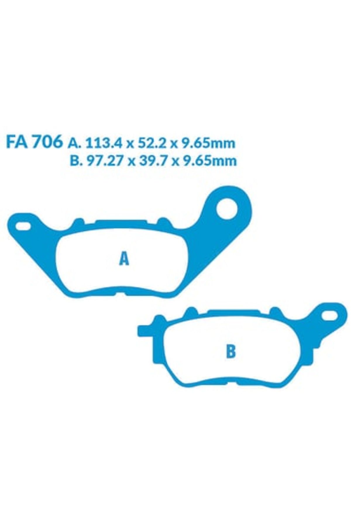 ست بدنه موتورسیکلت لنت ترمز X MAX 300 DELTAFORCE