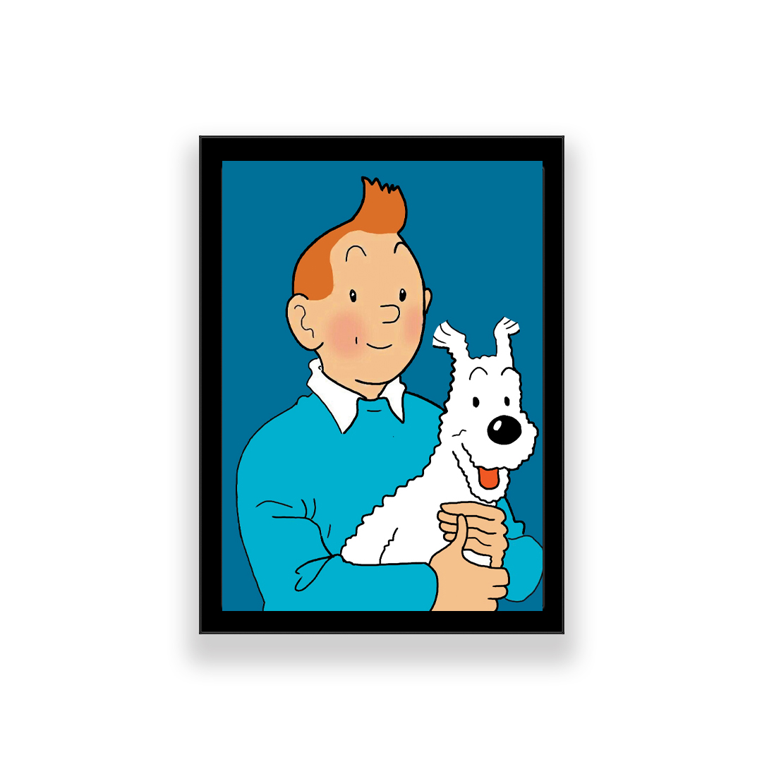 تابلو طرح تن تن