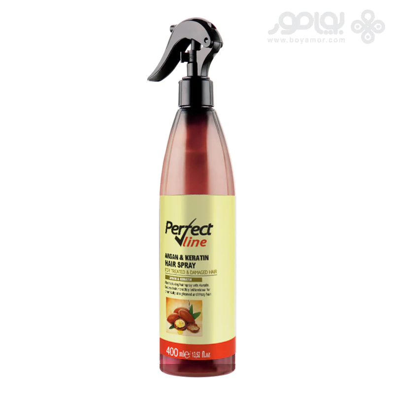 اسپری دو فاز پرفکت لاین مدل ARGAN & KERATIN حجم 400 میل
