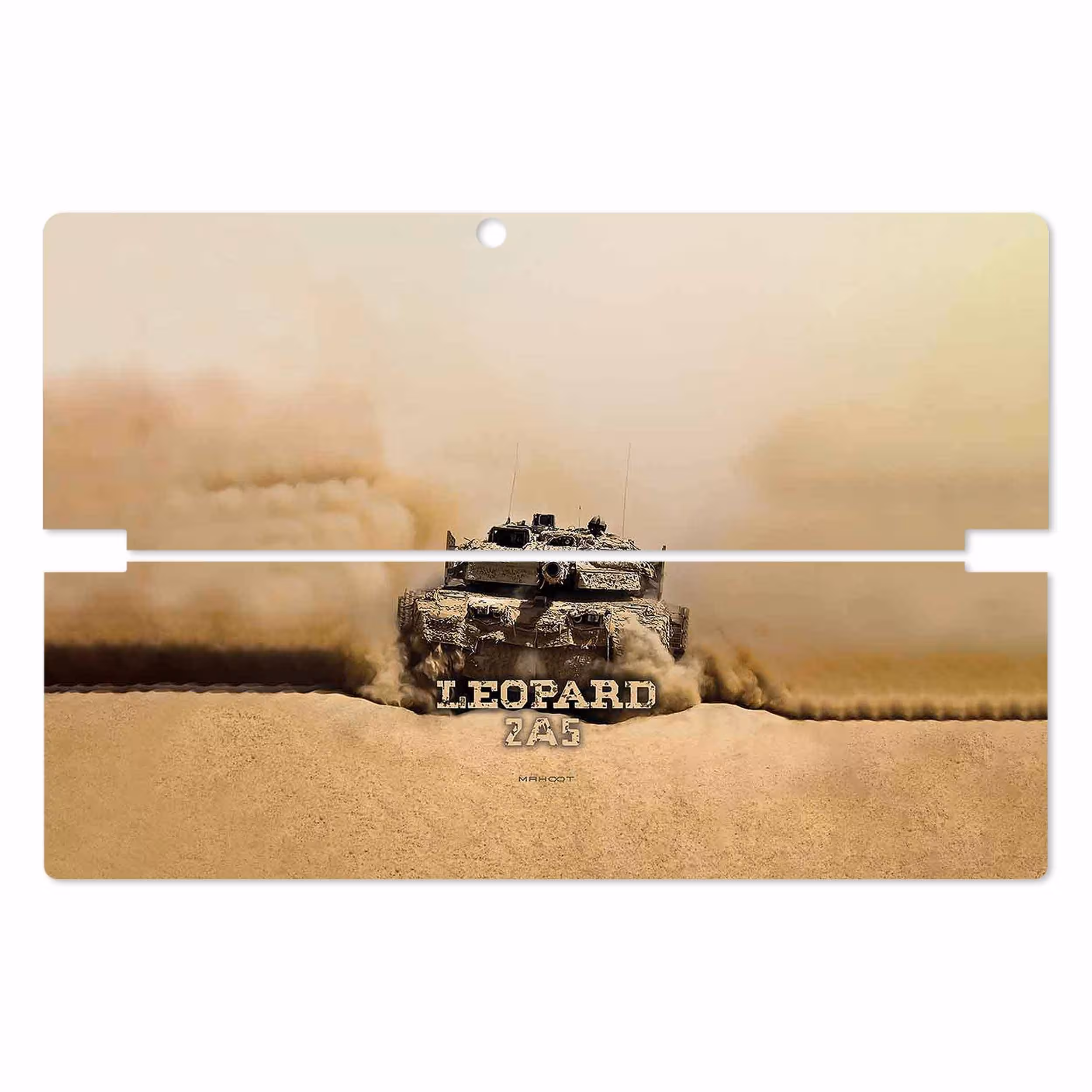 برچسب پوششی ماهوت مدل Leopard 2A5 tank مناسب برای تبلت لنوو Miix 510 2016