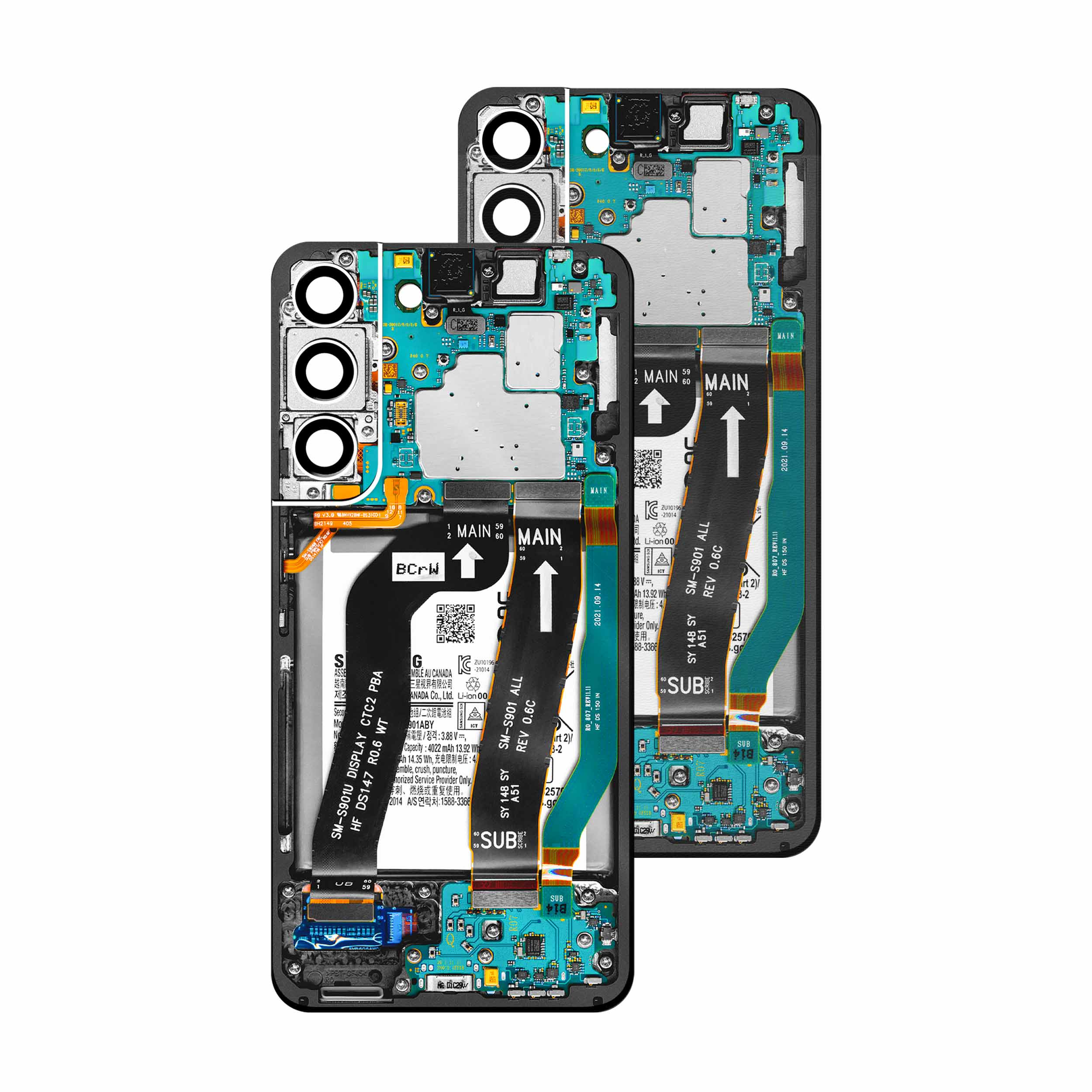برچسب پوششی ماهوت مدل Underskin VIVID مناسب برای گوشی موبایل سامسونگ Galaxy S22 5G بسته دو عددی