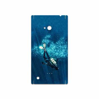 برچسب پوششی ماهوت مدل Scuba Diving مناسب برای گوشی موبایل نوکیا Lumia 720