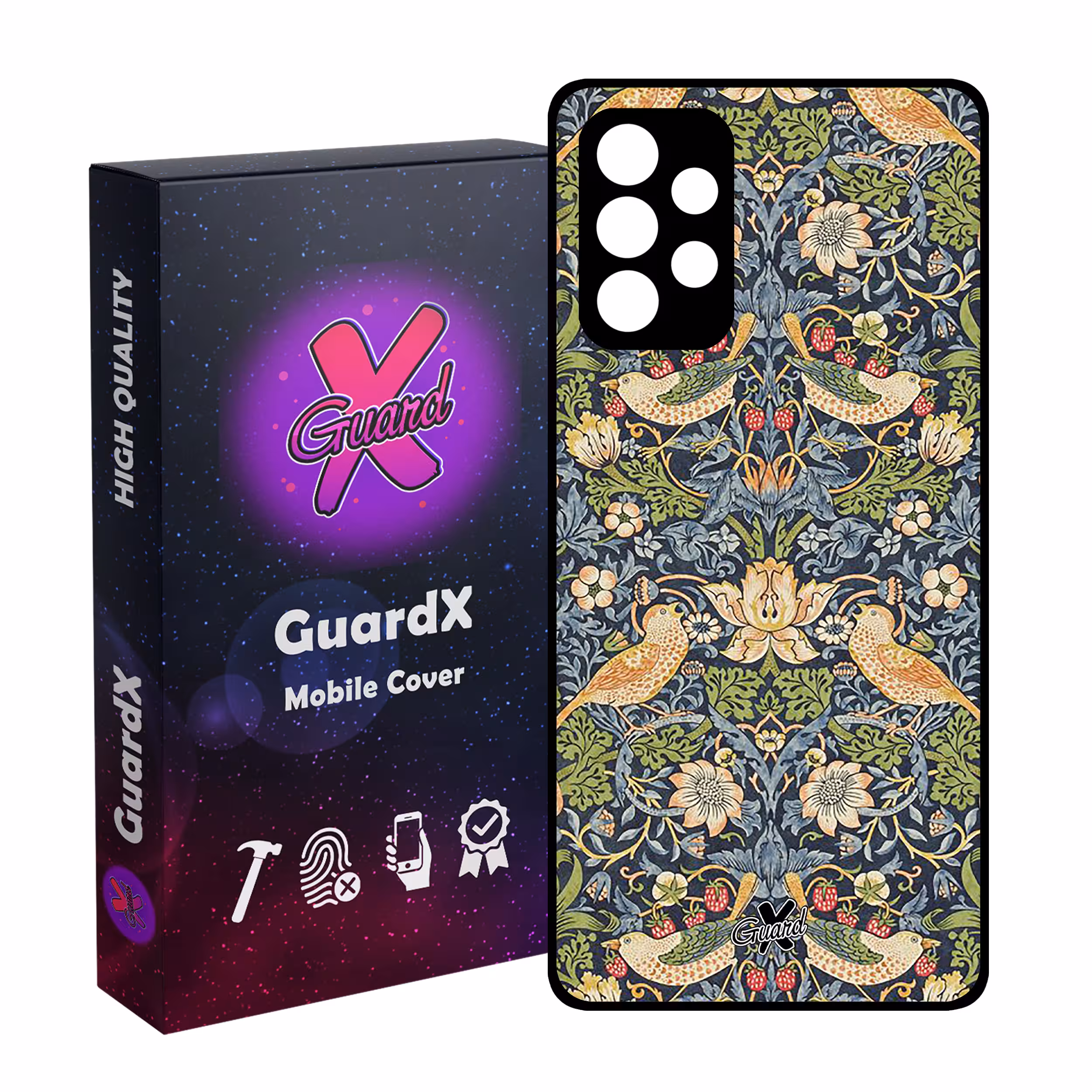 کاور گارد ایکس طرح سنتی مدل Glass10258 مناسب برای گوشی موبایل سامسونگ Galaxy A32 4G