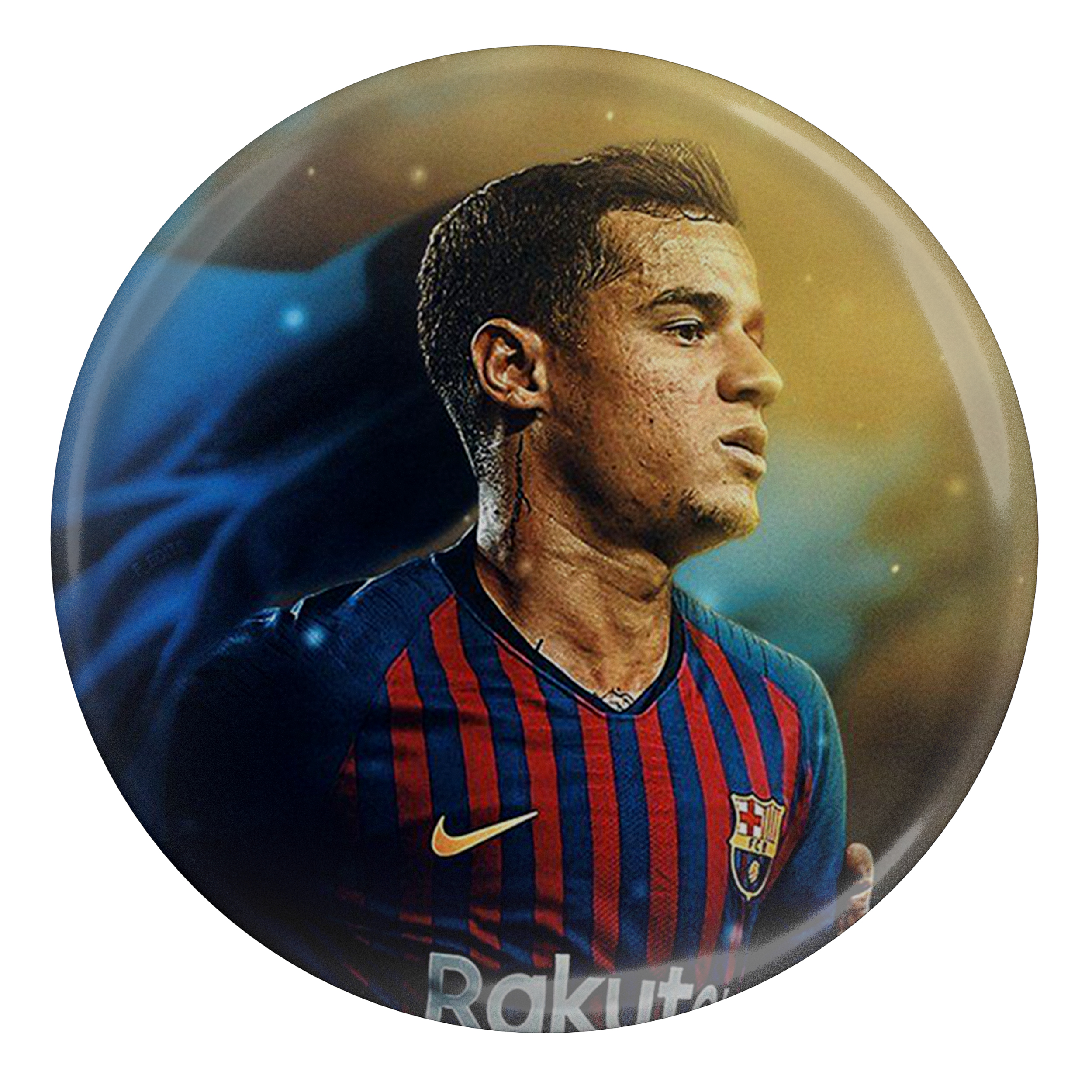 پیکسل طرح بازیکن فوتبال بارسلونا اسپانیا فیلیپه کوتینیو برزیل مدل S5458