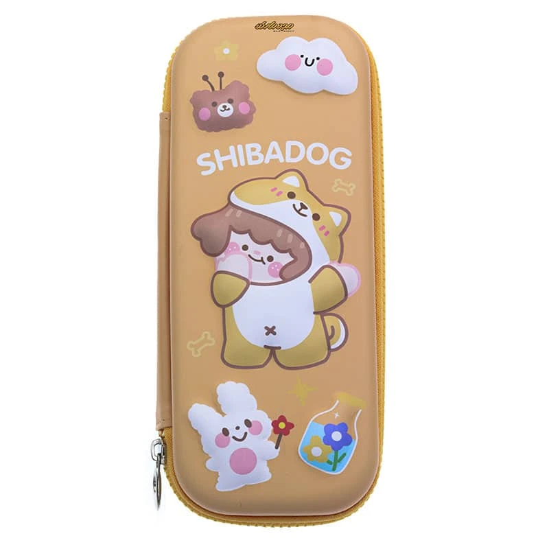 جامدادی کرمی طرح سگ برجسته 6531