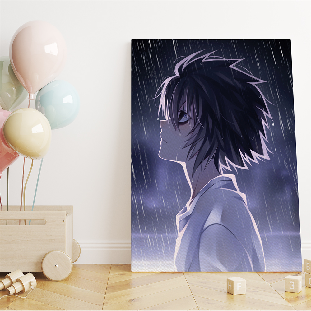 تابلو شاسی مدل پسر زیر باران کد S050020