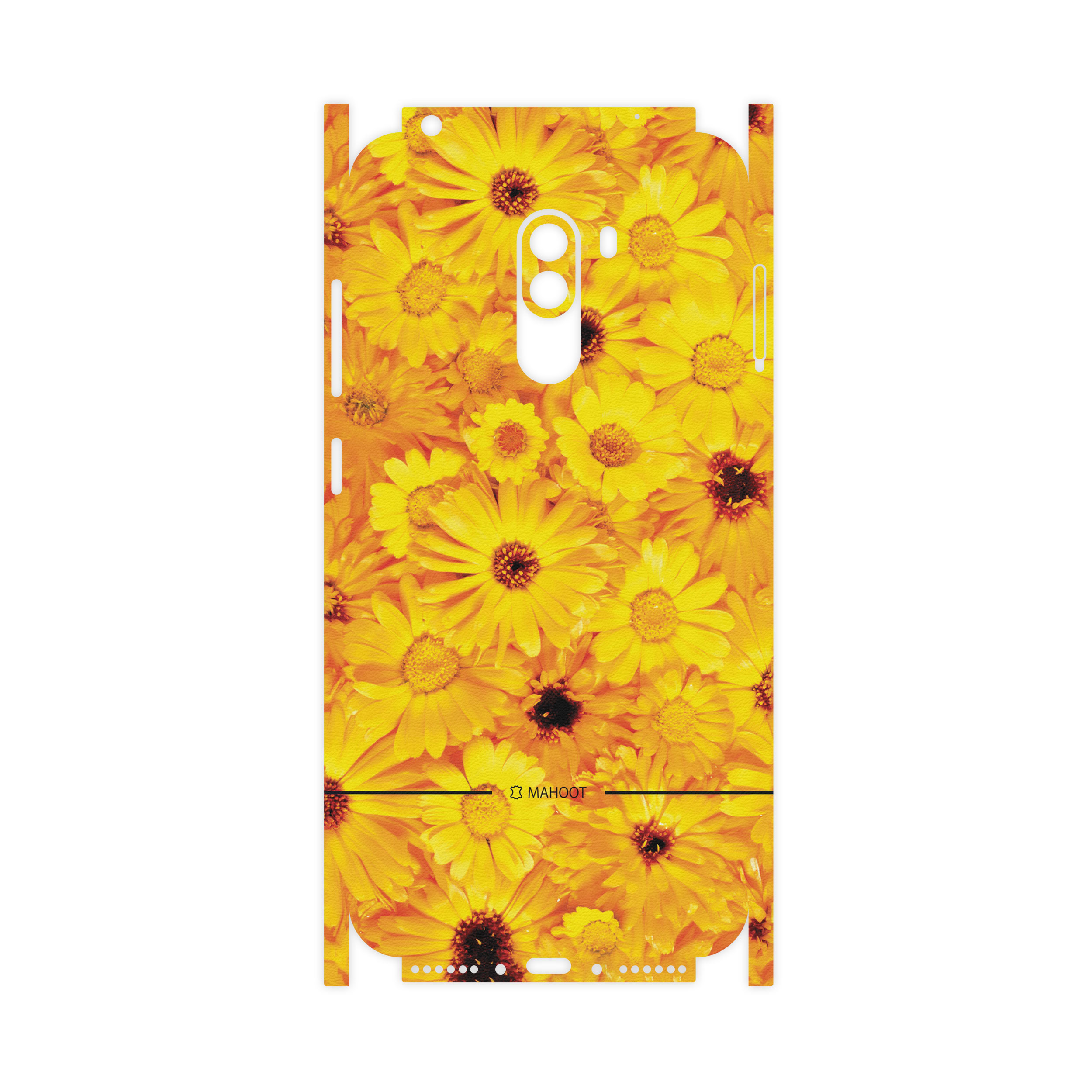 برچسب پوششی ماهوت مدل Yellow-Flower-FullSkin مناسب برای گوشی موبایل شیائومی Pocophone F1
