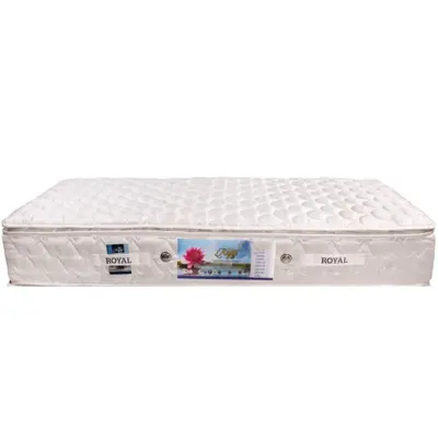 تشک رویال مدل سوپر طبی فنری کلاسیک پددار یکنفره سایز 90x200 سانتی متر