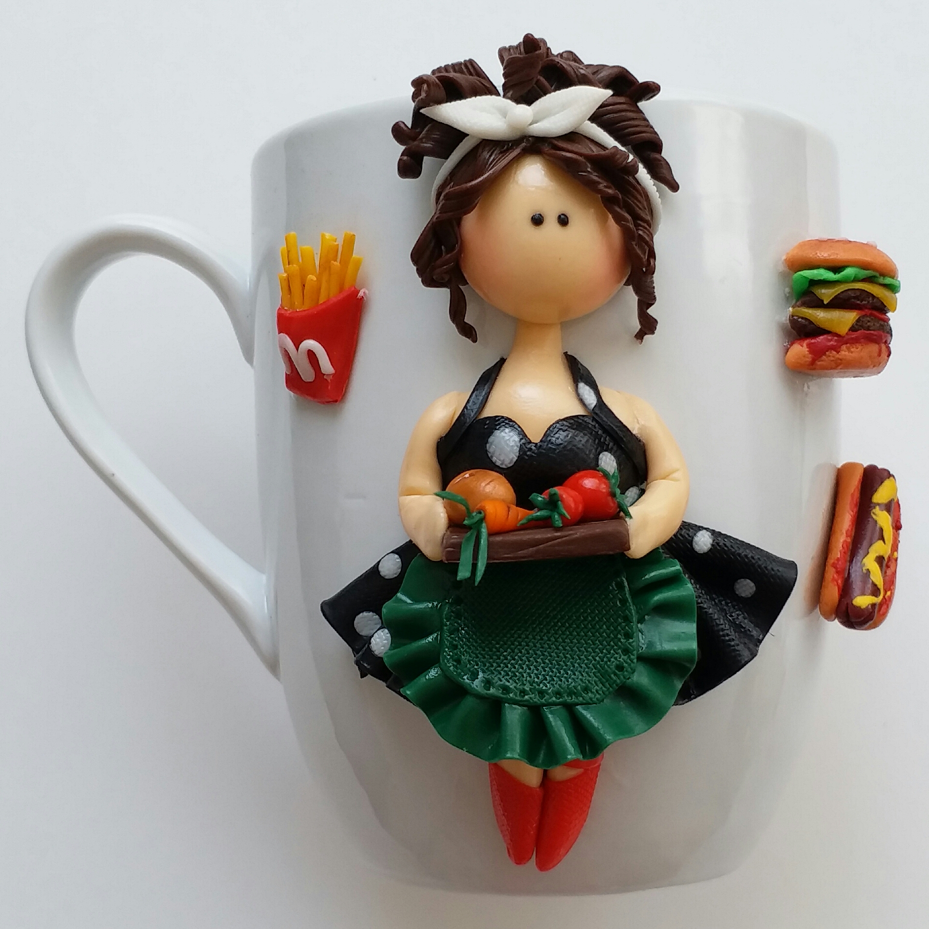 ماگ مدل دختر آشپز D218