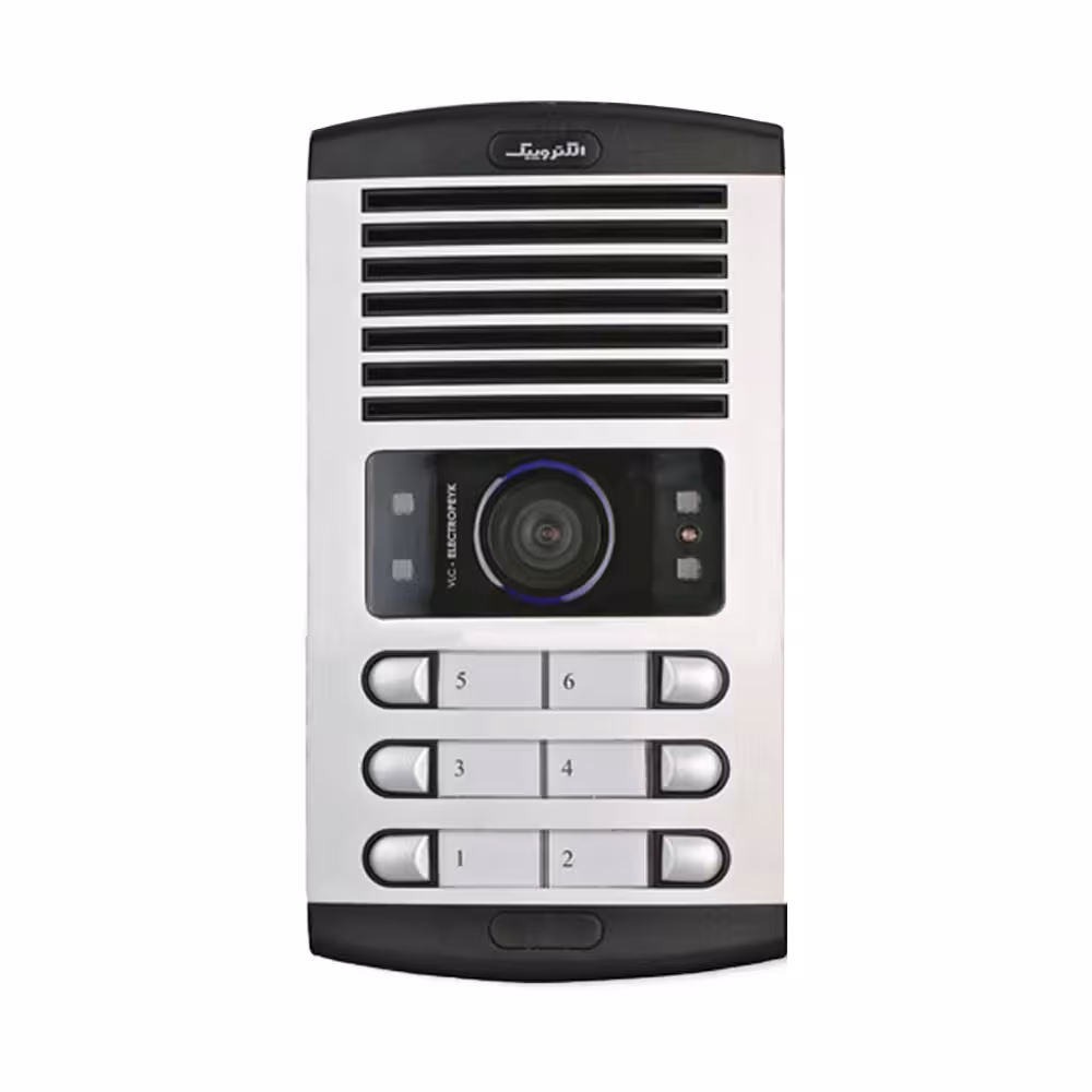 پنل آیفون تصویری 6 واحدی الکتروپیک مدل 1086