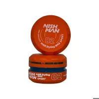 واکس مو نیشمن نارنجی 02 مدل Nishman Hair Styling Wax SPORT حجم 150 میل | فروشگاه ارس ترک