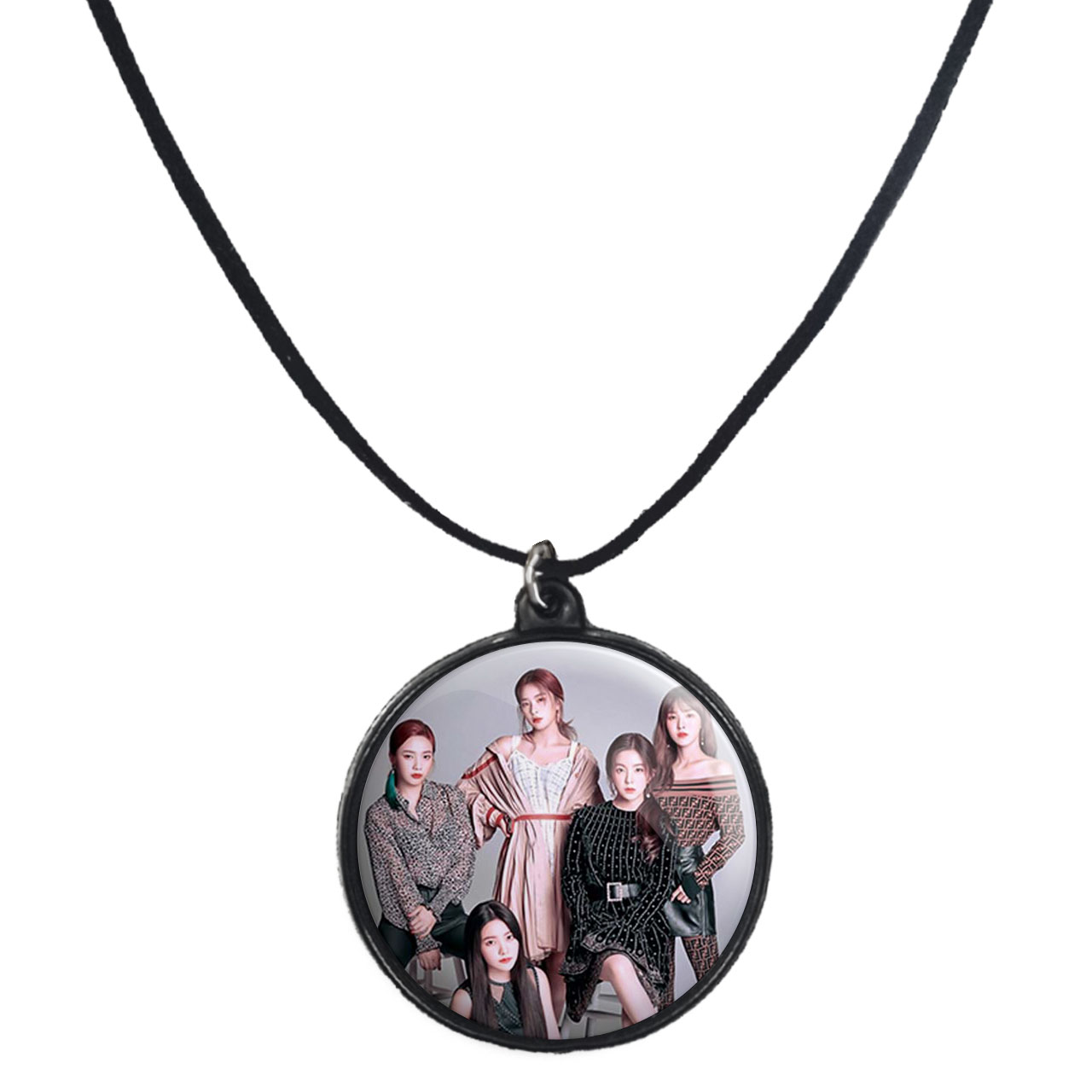 گردنبند پرمانه طرح red velvet کد pmb.12381 مدل دو طرفه