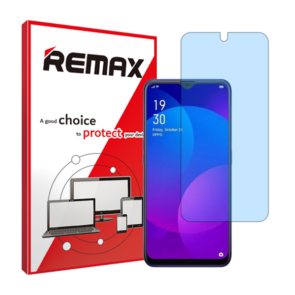 گلس اوپو F11 مدل هیدروژلی آنتی بلو برند ریمکس کد S