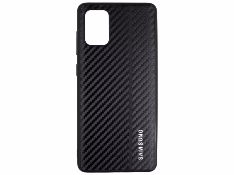 کاور فیبر کربنی مدل Leather Case مناسب برای گوشی موبایل سامسونگ A71