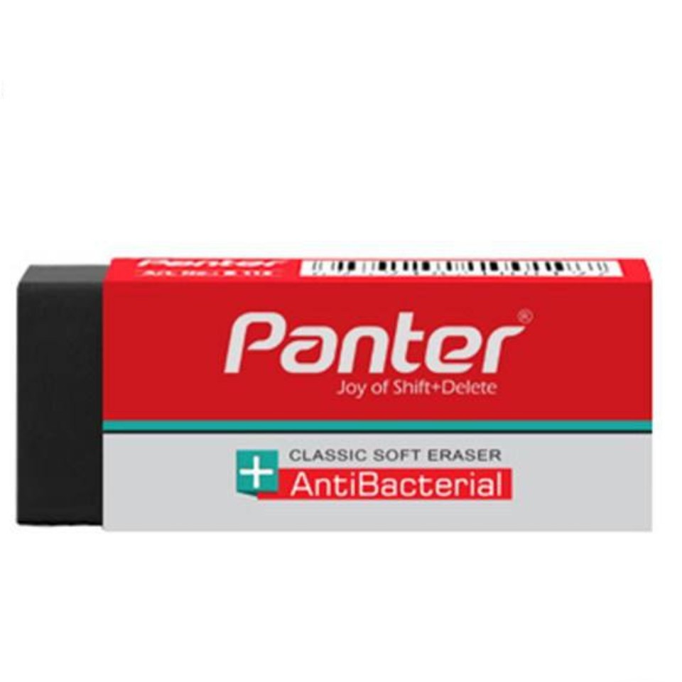 پاک کن پنتر آنتی باکتریال Extra Soft مشکی بزرگ