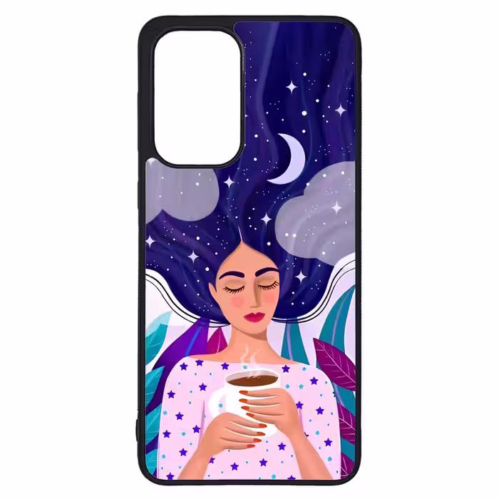کاور طرح نقاشی دختر کد G-095 مناسب برای گوشی موبایل سامسونگ Galaxy A23 / A23 5G | دیجی قاب دونی