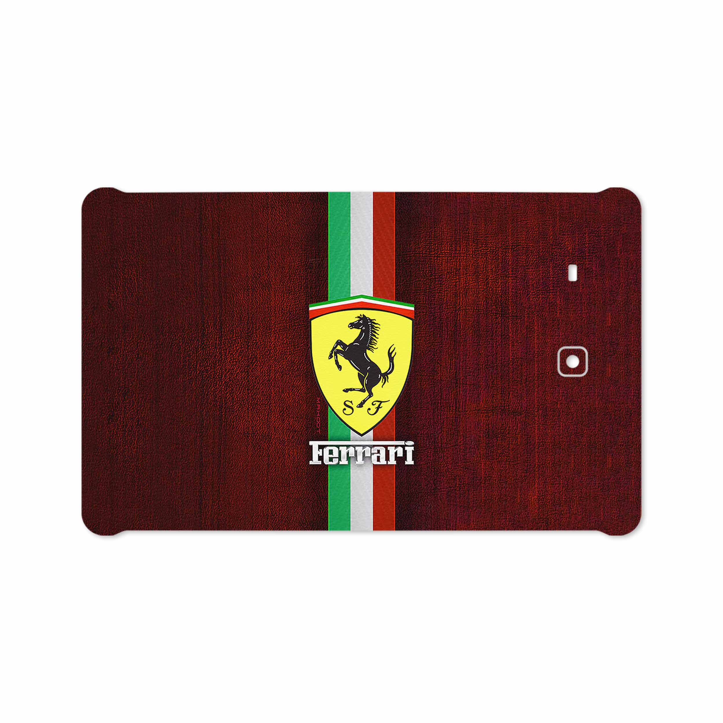برچسب پوششی ماهوت مدل Ferrari مناسب برای تبلت سامسونگ Galaxy Tab E 9.6 2015 T561