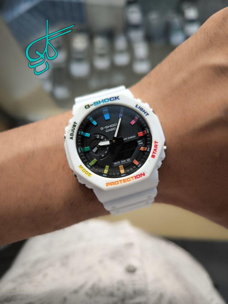 خرید ساعت اسپرت جی شاک ضدآب دارای کرنومتر آلارم و تقویم کد 1919931 - ردگل