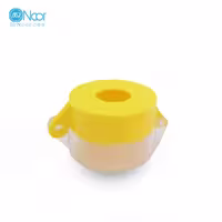 محافظ درب دار پلاستیکی زرد رنگ شاسی - مستر نور